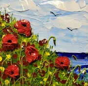 Poppies With A View  remastered